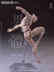 Romankey X COWL 1/12 Flexible Action Figure Male 6″Joint Doll Body w/Head Toy