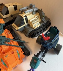 Lot of 10 Vintage 80s/90s GI Joe Vehicles & Parts Incomplete As Is