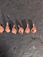 Valaverse Action Force “4 sets of Bare Hands” ONLY” for 6″ Action Figures