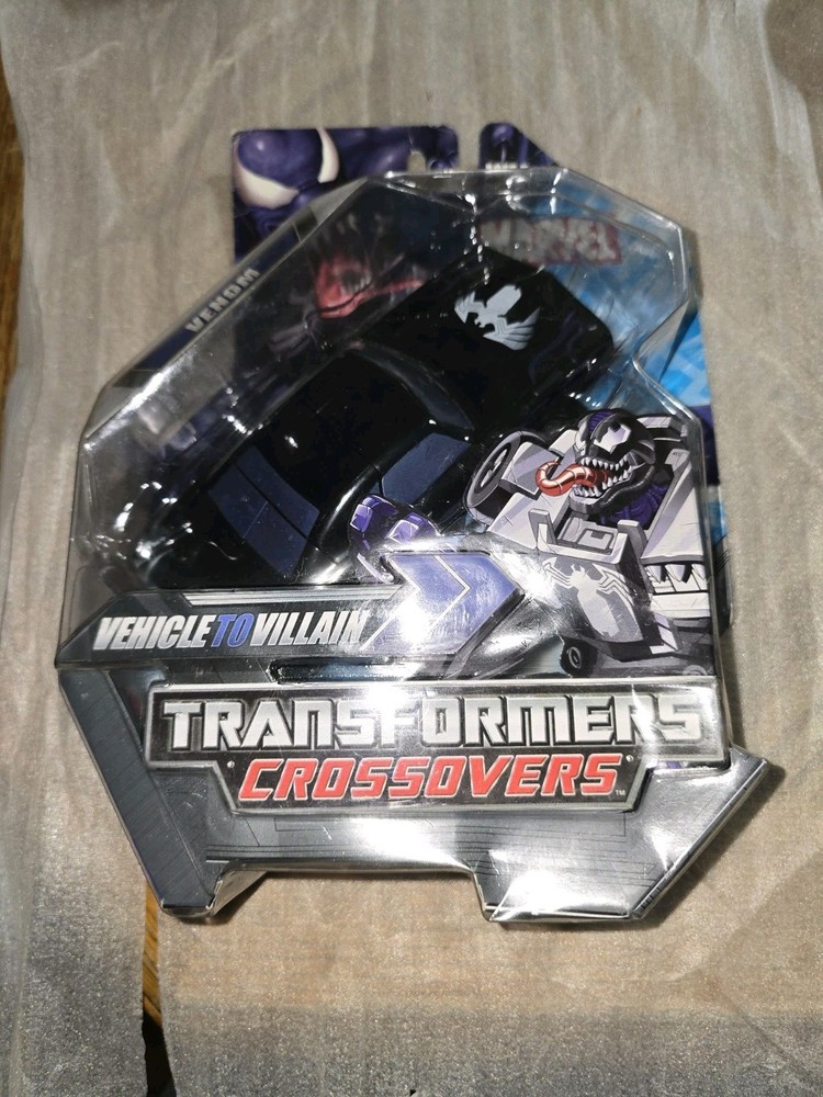 MARVEL TRANSFORMERS Crossovers VENOM Vehicle To Villain New Hasbro 2008