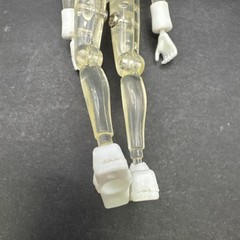 Micronauts Time Traveler Vintage Action Figure Clear 1976 H3B1