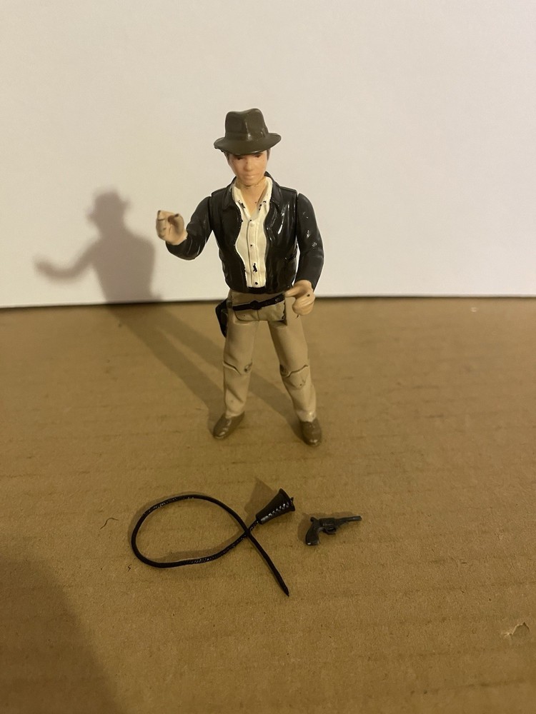 Vintage Raiders Of The Lost Ark 1982 Indiana Jones With Pistol And Whip