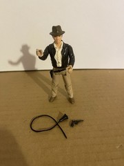 Vintage Raiders Of The Lost Ark 1982 Indiana Jones With Pistol And Whip