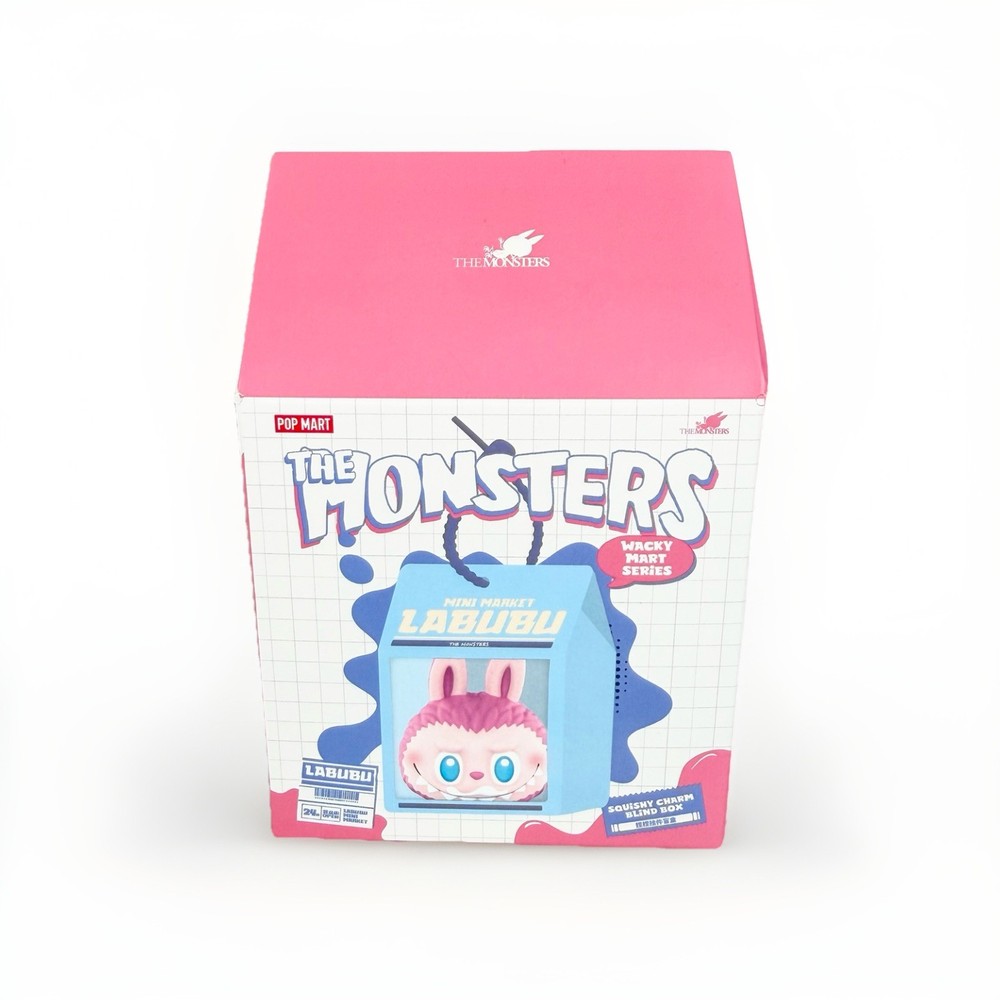 Pop Mart Labubu The Monsters Wacky Mart Series Squishy Charm Single Blind Box