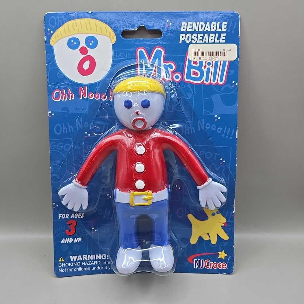 NEW Mr. Bill Bendable Poseable 6″ Doll Figure 2006 NJ Croce Ages 3 And Up