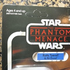 Star Wars TVC TPM Lot: Ratts Tyerell w/Pit Droid & Daultay Dofine NEW *Unpunched