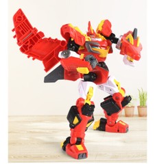 Kids Toy MiniForce Super Dino Power TYRANNO THUNDER Robot Car Bot Model Figure