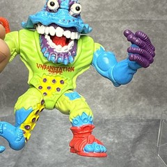 Wyrm Teenage Mutant Ninja Turtles TMNT 1991 Playmates VTG Action Figure & Belt