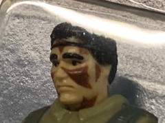 GI Joe 1989 Hasbro Inc “BULLHORN” 4″ Action Figure in Pack Poseable Toy