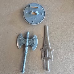 Vintage Complete He-Man Action Figure 1981 Mexico MOTU Sword Shield Armor Axe