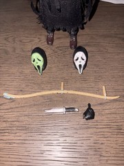 NECA Scream Ghostface 7 inch Action Figure No Box With Some Accessories
