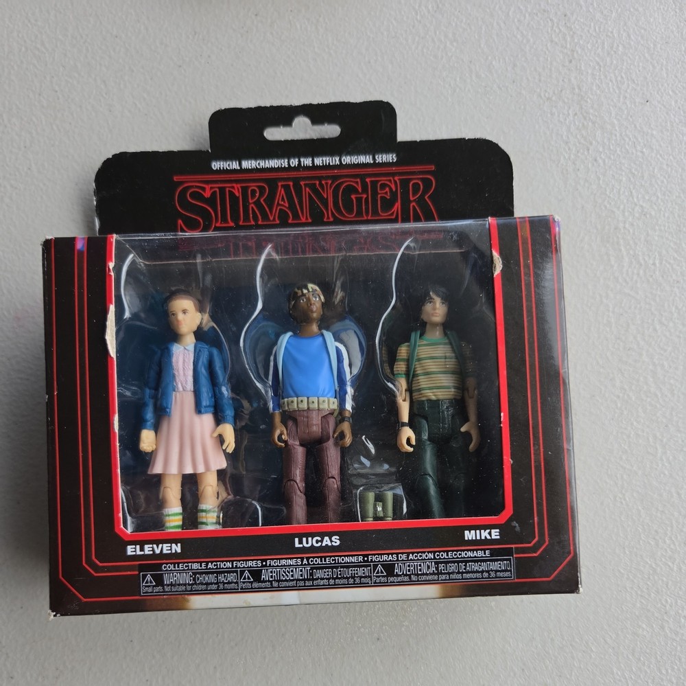 Funko Stranger Things 3.75 in Action Figure Set – 20833 (3 piece)