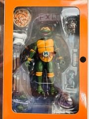 NECA TMNT Pizza Club Complete Set Leonardo Donatello Michelangelo Raphael NEW