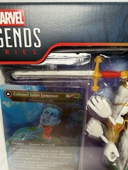 Hasbro Marvel Legends x Magic: The Gathering Man-Wolf Figure In Hand Spider-man