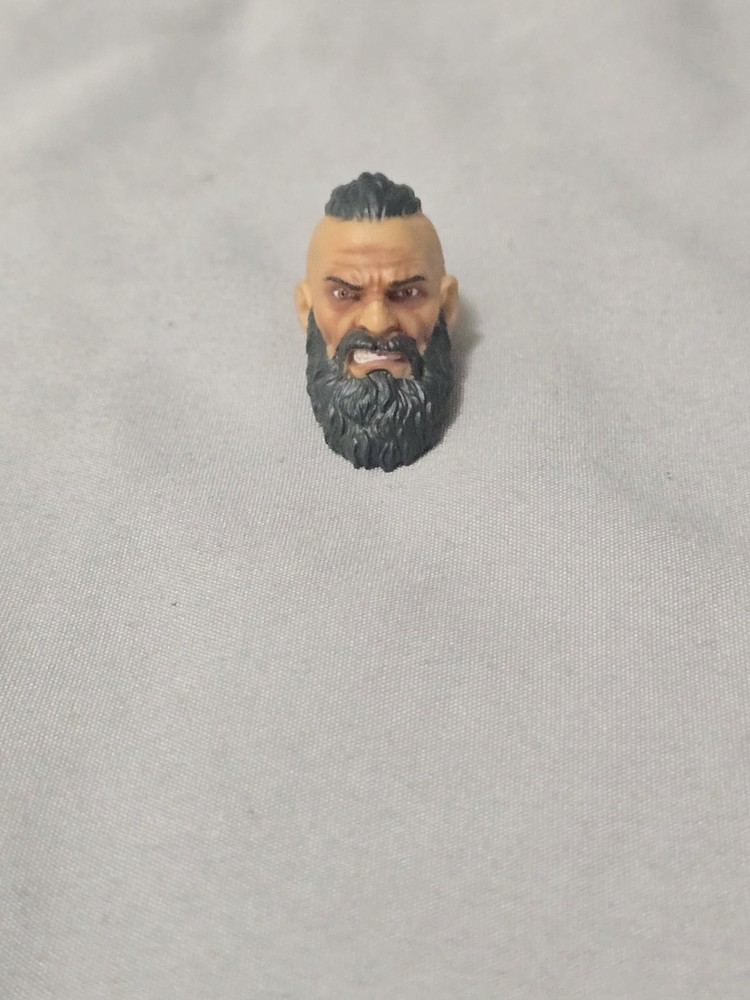 Valaverse The Black Action Force Blackbeard Male Head 6″ Custom Fodder 1/12