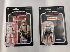 STAR WARS THE VINTAGE COLLECTION VC181 Mandalorian & VC165 Remnant Stormtrooper