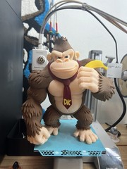 Super Mario Donkey Kong Full Custom 3d Printed Figure Display Heavy/tall 10.5in
