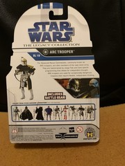 New In Box Star Wars The Legacy Collection Saga Legends ARC Trooper SL No 19