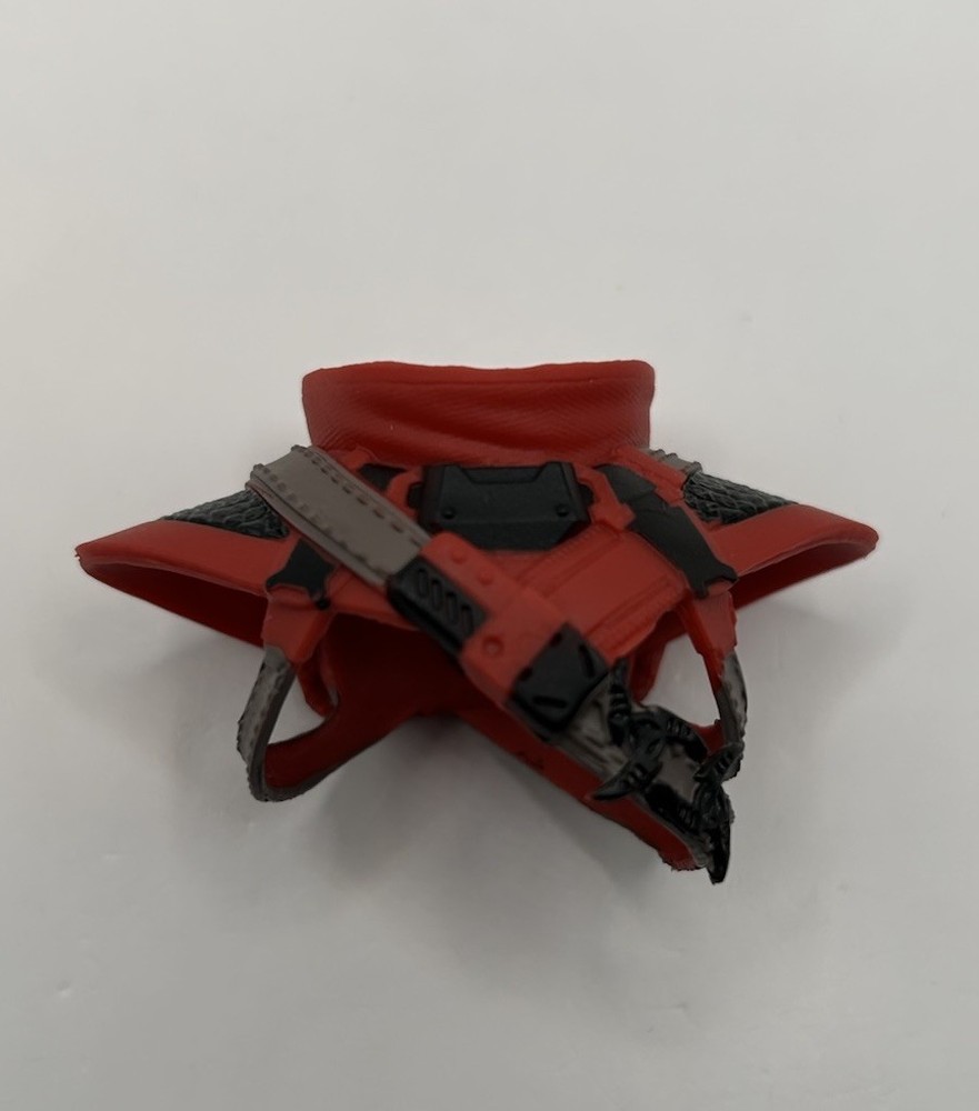 GIJoe Classified Series Red Ninja Chest Webbing Fodder 1/12 Scale