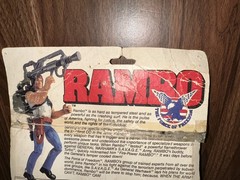 1985 Fire Power Rambo from Rambo Force of Freedom Coleco Figure