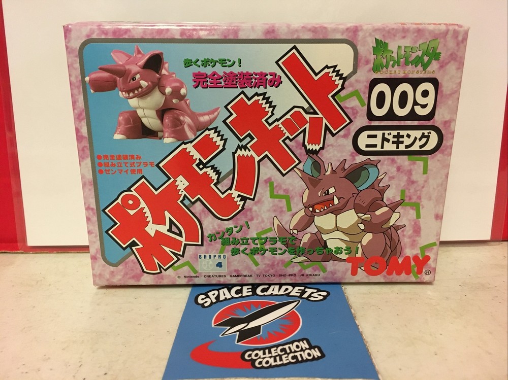 Pokemon Nidoking Tomy Wind Up Model Kit Japan 009 Vintage NIB RARE