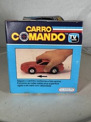 Vintage 80’s Brazil Glasslite TJ Hooker william shatner police car US Seller