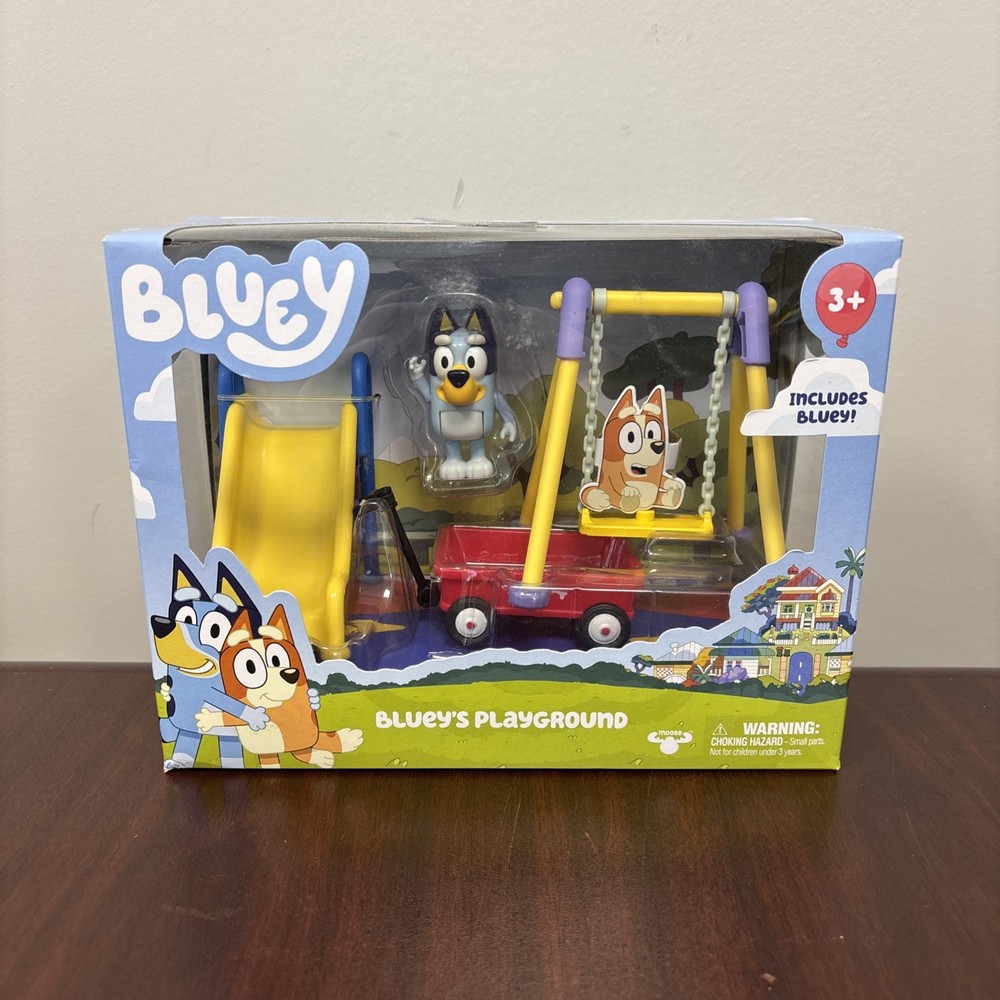 Bluey Bluey’s Playground Mini Figurines Playset Official Licensed USA Seller NIB