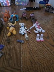Five Nights At Freddys Action Figure Parts Lot
