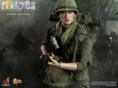 Hot Toys Mms135 1/6 Platoon Chris Taylor Charlie Sheen Action Figure