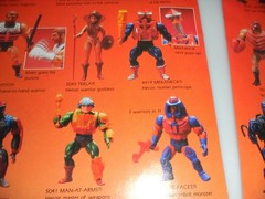 1985 MOTU Heroic & Evil Warrior Figure Display Magazine Trade Ad Poster Promo