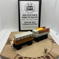 Thomas the Train Catherine Tank Engine Wooden Railway & Tender VTG 1999 Allcroft