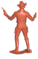 1964 Marx Plastic Figure John Wayne 6″ Cowboy Gunslinger (2 Guns) Wear to guns