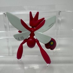 Pokemon Scizor Figure Jazwares Battle Action Feature Red Posable Monster 4″ READ