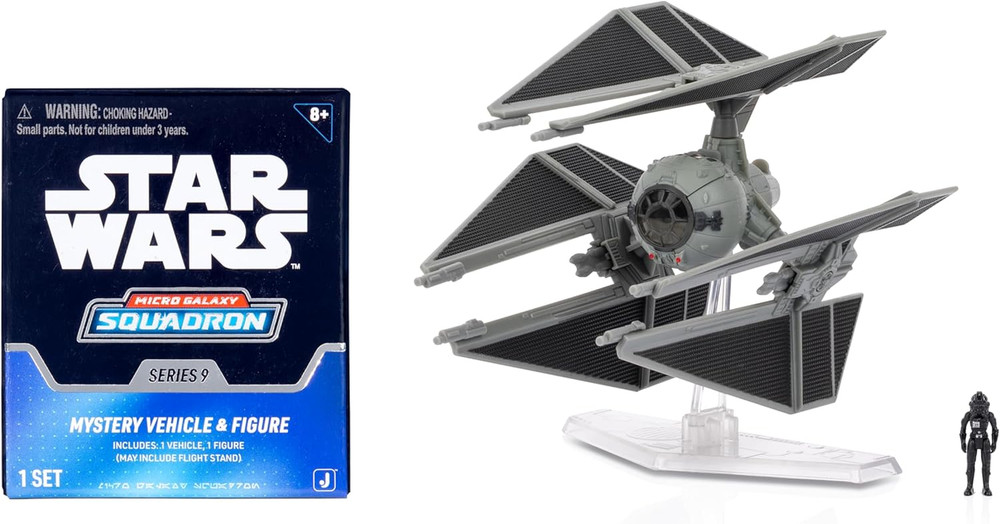 Star Wars Micro Galaxy Squadron TIE Defender Elite Mystery Bundle – 3-Inch and 2