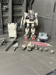 Bandai Mobile Suit 08th Battle Scarred RX79 RX-79 Gundam Type Action Figure MSIA