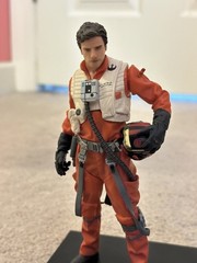 Kotobukiya Artfx Star Wars The Force Awakens Poe Dameron Figure w/Magnetic Base