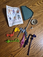 Masters of the Universe accessories 13 items Lot 1980’s Mattel Vintage MOTU