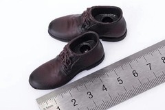 1/6 Brown Casual Business Shoes, Boots, Wolverine Hot Toys Phicen In USA