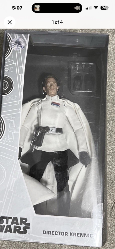 D23 Expo 2017 Star Wars Jyn Erso and Director Krennic Dolls Limited Edition NIB