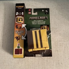 Minecraft Flippin Figs 2-in-1 Bee & Flower Pot Video Game 15 Years Action Figure