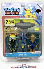 DEVSERIES Shark Bite 2 Game Pack w/Exclusive Virtual Code Shark Cage Diver – NEW