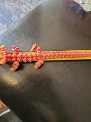 Red Orange 3D Printed Articulated Dragon Fidget Toy Flexible Full Articulated