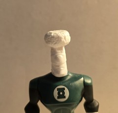 JLU GREEN LANTERN MEDPHYL CUSTOM HEAD JUSTICE LEAGUE UNLIMITED DC COMICS