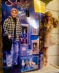 SABRINA THE TEENAGE WITCH (NO BOX) & HARVEY KINKLE (NEW IN BOX ) BOTH TOGETHER !