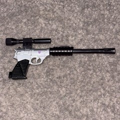 Transformers 20th Anniversary Optimus Prime MEGATRON Gun 2004 Hasbro