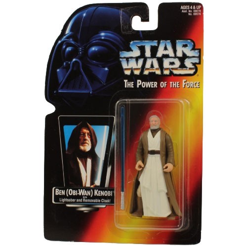 Star Wars Power of the Force POTF Red Card Ben Kenobi Saber Varies