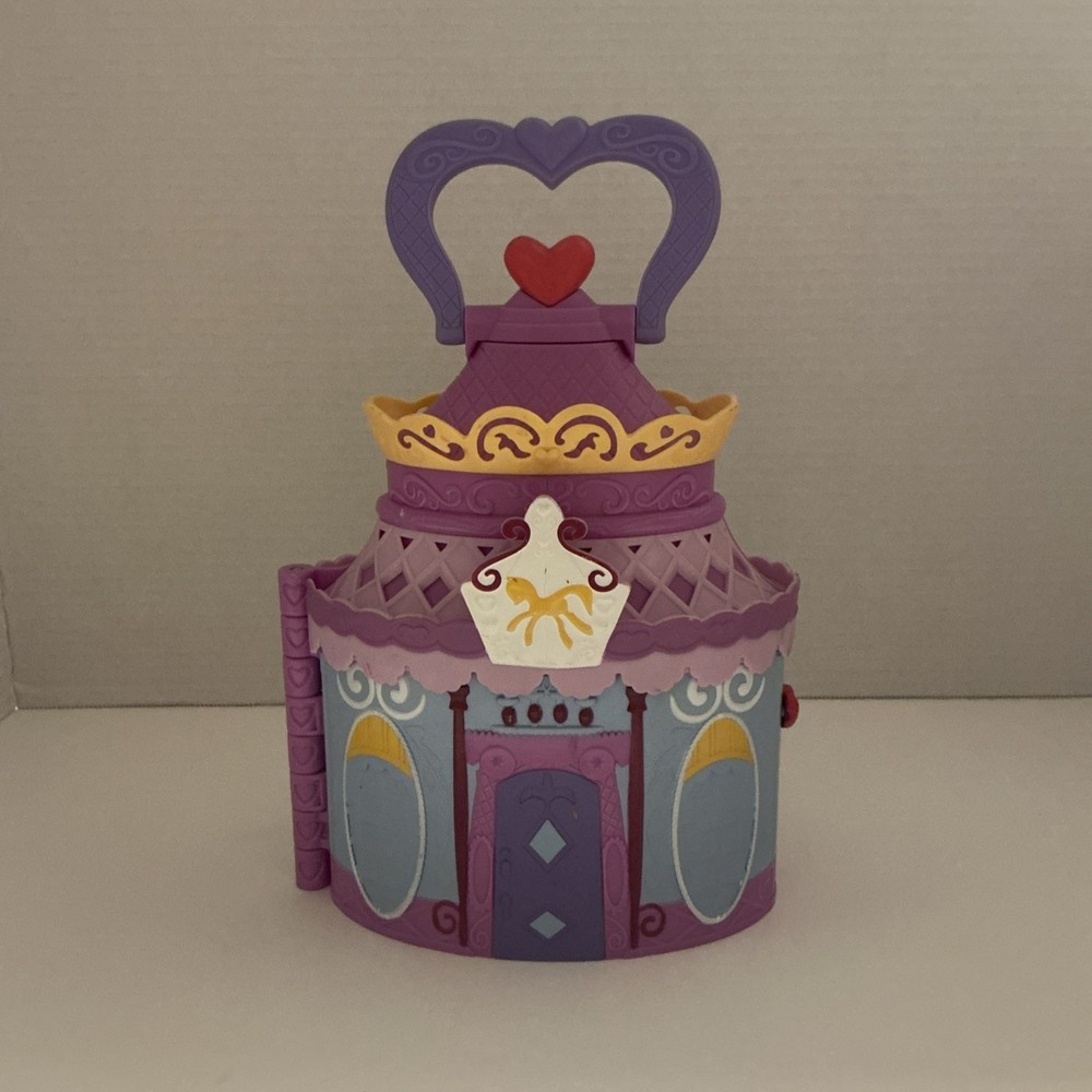 2014 Hasbro My Little Pony Portable Castle with Handle Carrying Case