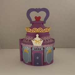 2014 Hasbro My Little Pony Portable Castle with Handle Carrying Case
