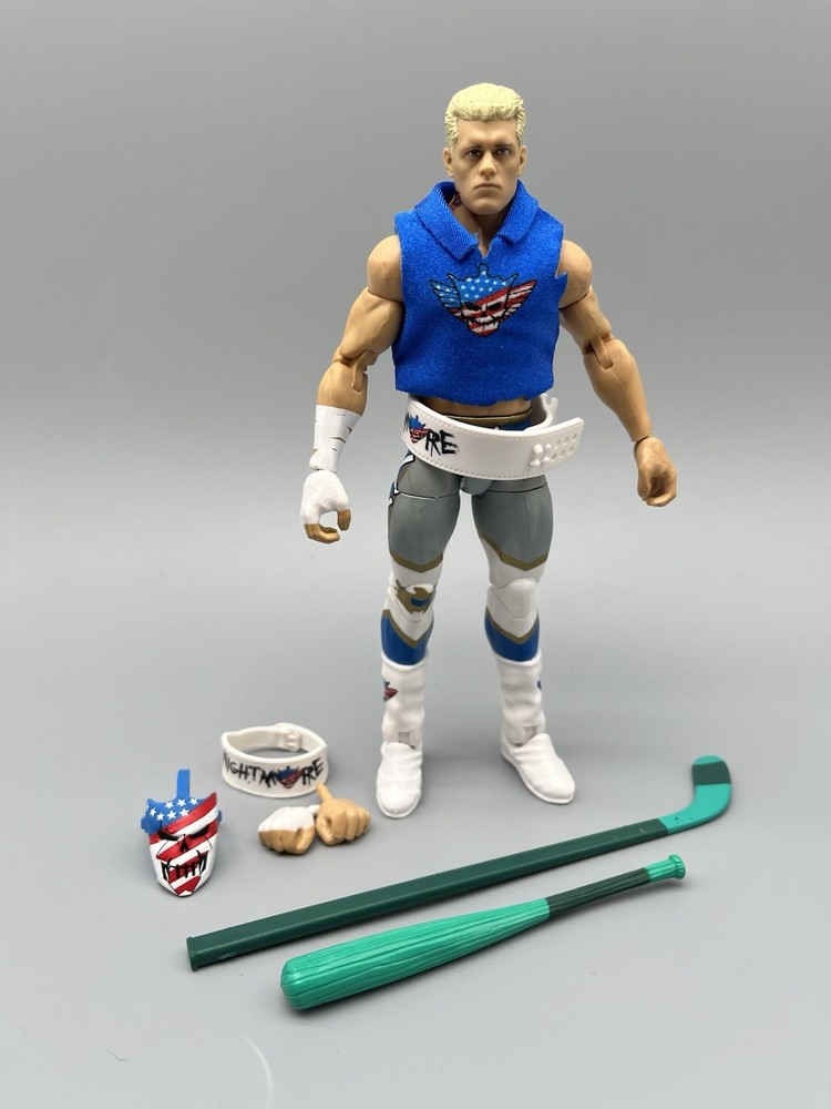 WWE Teenage Mutant Ninja Turtles Cody Rhodes as Casey Jones Elite Figure TMNT