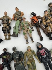 Vintage Military Action Figure Lot 58 Mixed Army Soldier Figures Chai Mai
